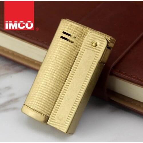 Original copper Austria IMCO Gasoline Lighter. Retro hand made brass mechanical cigarette gasoline lighter 6800