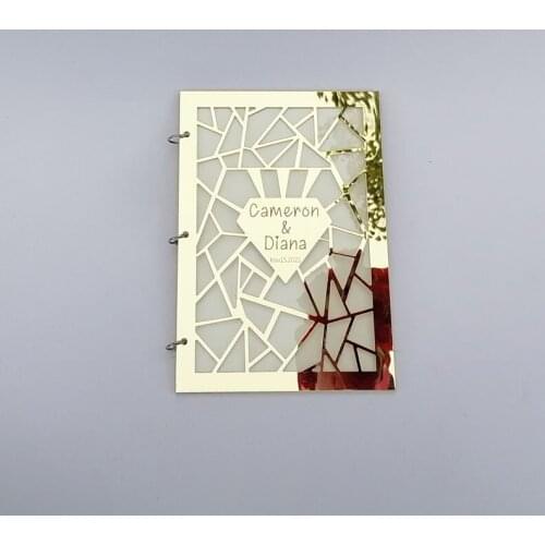 Personalized diamond Wedding Decoration Rustic Sweet Wedding Guestbook Wedding Favors Gifts for Guests mr mrs mariage