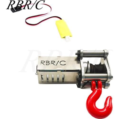 RBR/C WPL JJRC MN Off-Road Climbing 4WD RC Car Metal Electric Winch Three-Channel Controller DIY Upgraded Accessory Part R306-A