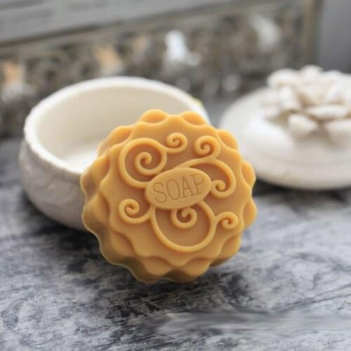 With letters SOAP Silicone handmade Soap cake decoration candle mold
