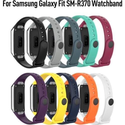Silicone Replacement Watch Band Wrist Strap For Samsung Galaxy Fit Sport Watchband Replacement Rubber Wristband dropshipping