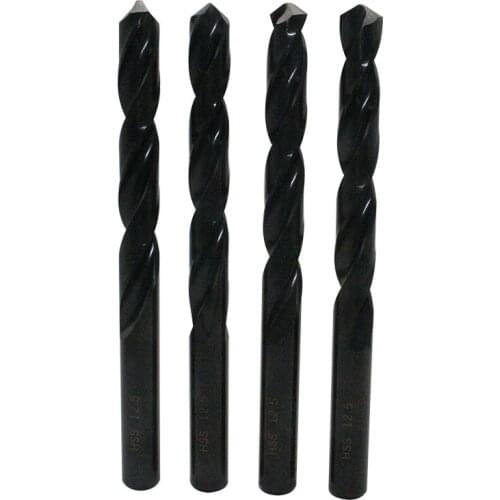 5PCS HSS12.5mm tool straight shank twist drill fast bit cutting metal processing