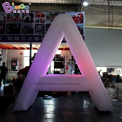 FREE POSTAGE 1x3mh inflatable lighting letter custom made alphabet LED lamp combined word advertising decoration