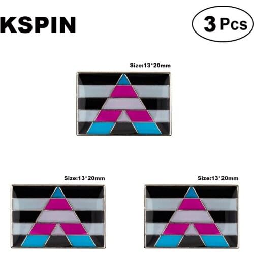 Transgender Ally Lapel Pin Brooches Pins Flag badge Brooch Badges