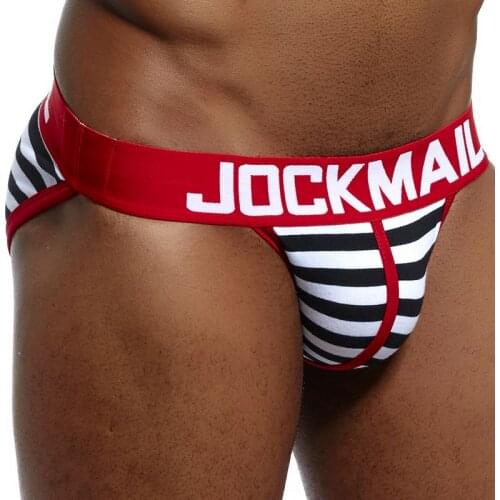 Jockmail Sexy Underwear Men Tanga Hombre Cotton Gay Underwear Bikini Men Briefs Soft Mens Briefs Underwear Shorts Panties