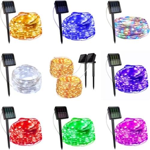 50/100/200 LED Solar Light Outdoor Led Lights Waterproof Garden Solar Lighting Garden Decoration Christmas Solar Light Garland