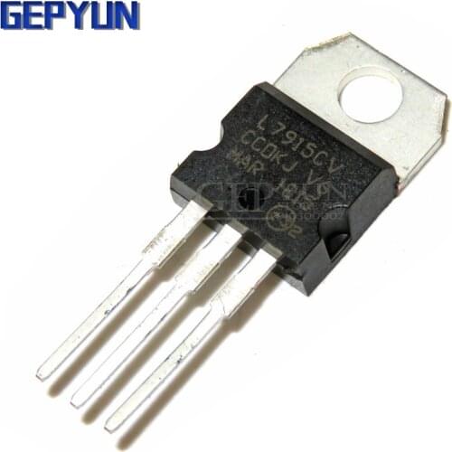 10PCS L7915CV L7915 TO-220 TO220 7915 LM7915 MC7915 Gepyun