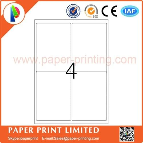 1000 sheets Compatible L7169/J8169 blank matte white label/printing paper for inkjet printer a4 label szie: 139 X 99.1mm