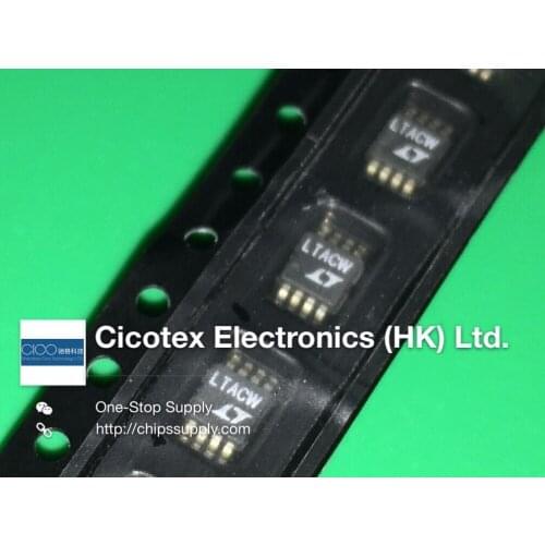 2pcs/lot LT1720IMS8#TRPBF MSOP-8 IC COMPARATOR DUAL HS 3-5V 8MSOP LTACW