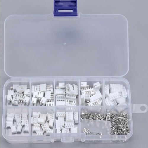 230pcs 40Sets/Box Connector Terminal 2.0mm 2p-5p Pin Connector Plug + Straight Needle + Terminal Socket Header Wire Adaptor