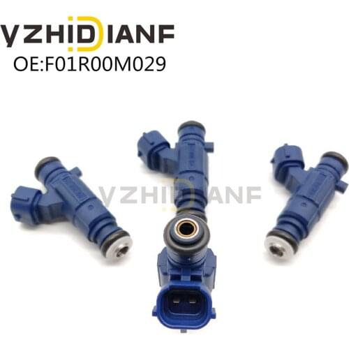 4pcs Fuel Injector Nozzle For Geely-Volkswagen 3000 Vista-06 B52.0 OEM: F01R00M029