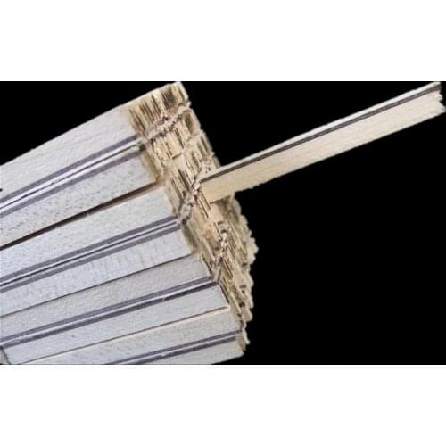 50STRIPS LUTHIER FIGURED BINDING XL-38,Measures 6mm x1.5mm thick and 810mm long