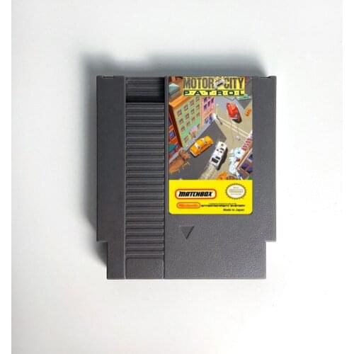 Motor City Patrol For 8 Bit Video Game Console 72 pins Game Cartridge Card For NES Video Game Console