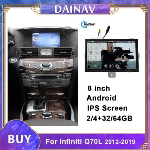 Touch Screen Car Multimedia Video Player Stereo For Infiniti Q70L 2012-2019 Car Radio DVD GPS navigation