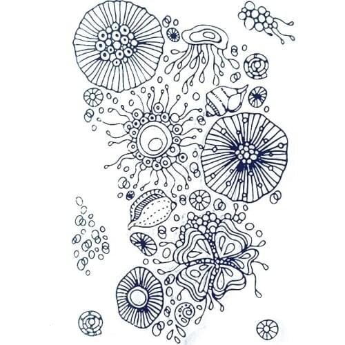 Flower Silicone Stamp For Scrapbooking Photo Album Decoration candle bottle Clear Stamp anima