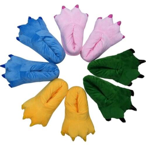 Childrens Cosplay Cartoon Animal Shoes Furry Animal Paw Gloves Unisex Stage Performance Costume Accessories Shoes and Gloves