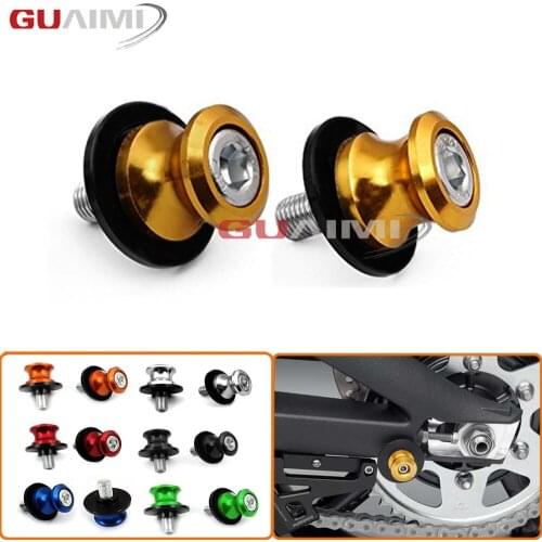 For KAWASAKI Ninja ZX-6R ZX-7R ZX-9R ZX-10R ZX-12R ZX-14R ZX-11 ZX1100 Z1000 Z750 ZZR600 ZRX1200/R Swingarm Sliders Spools M10