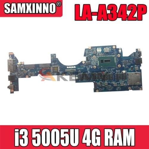 Fru: 00HT789 for lenovo thinkpad Yoga 12 laptop motherboard zips3 LA-A342P with CPU i3 5005U RAM 4G 100% full test work