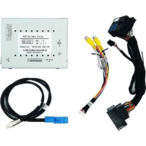 Car parking guidelines interface for 2015-2017 S60L/XC60/V60/V40/S80 Rear View Camera