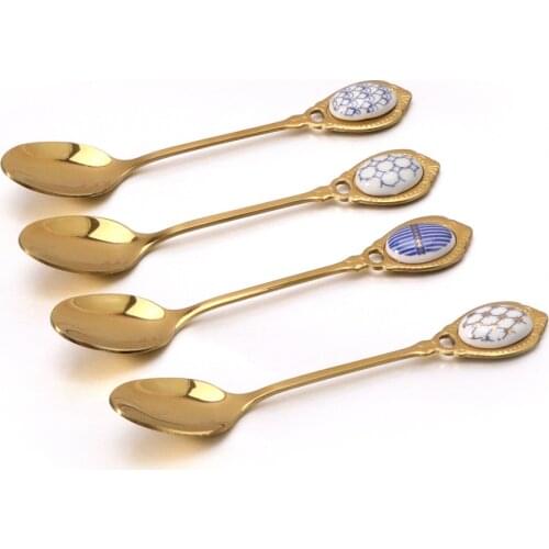 Золотые ложки Jaswehome China At AliExpress