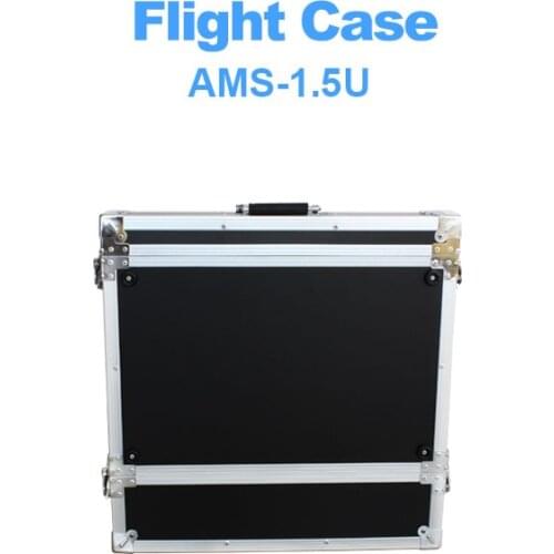 Best material big aluminum led video flight case 1.5u work for led vide processor