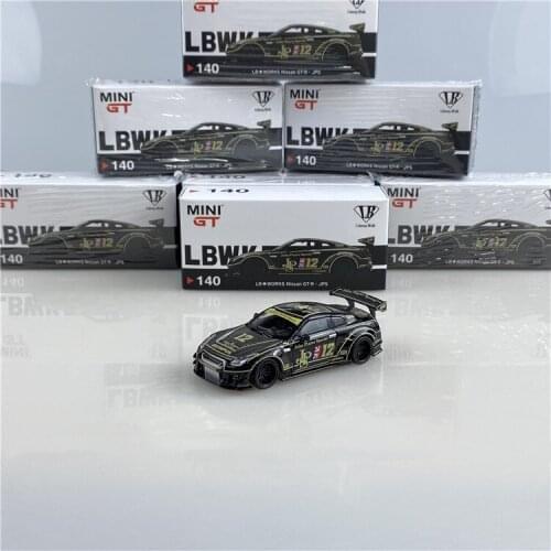 MINI GT 1:64 LB-WORKS GT-R R35 JPS Collector Edition Real Riders Model Car