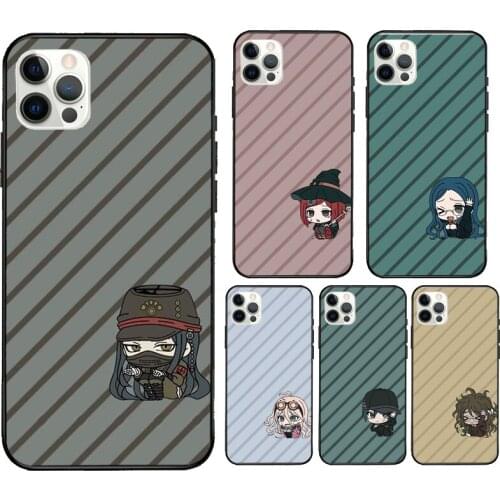 Danganronpa Cartoon Chibi Fundas For iPhone 12 Pro Max Mini XR X XS Max SE 2020 6S 7 8 Plus 11 Pro Max Phone Case