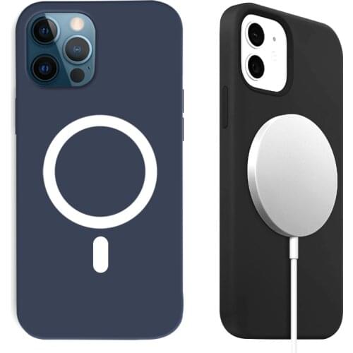 Original Support Wireless Charging Phone Case For iPhone 12ProMax 12Mini forMagsafe Magnetic Case For iPhone 12 Cover