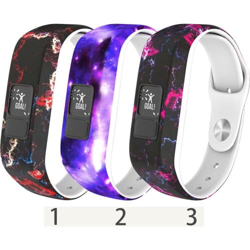 Unisex Silicone Bracelet Strap Watchband for Garmin VivoFit Jr Junior Jr 2 Vivofit 3 Fitness Activity Tracker Smartwatch Bracele