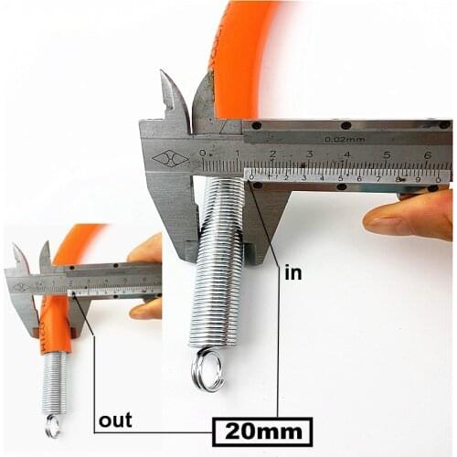 Torsion spring 500mm 1PCS DN20mm manual pvc pipe bender spring tube bending tension spring hydropower tool