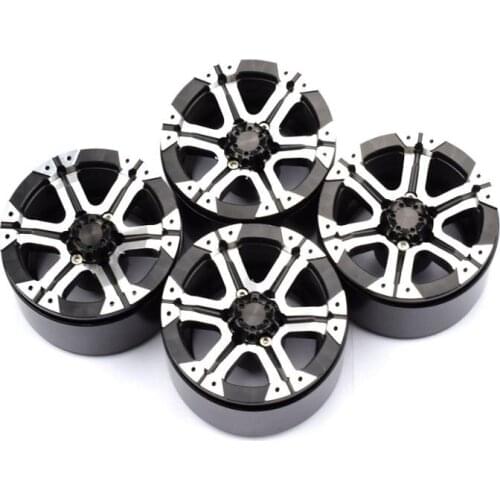 SOJERC Climbing car 1.9 inch aluminum alloy lock tire wheels suitable for TRX-4 SCX10 90046 D90 TF2 metal wheels