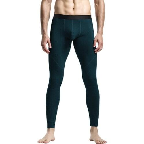 Thermal Underwear Men Thermal Thicken Long Johns Warm Pants Waistband Male Winter Bottoms Warm Thermo Underwear