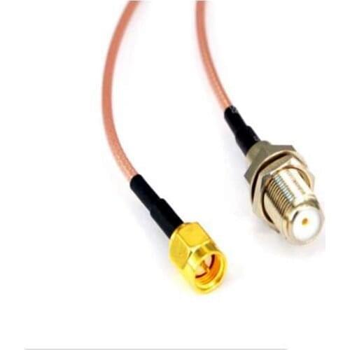 10pcs F Female Jack to SMA Male Plug pigtail Cable Extension Cable Wifi Antenna Extension Cable Line