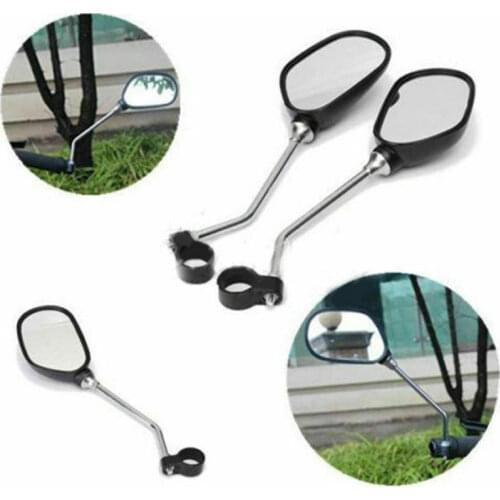 1 Pair Bicycle Rear View Mirror 360 Rotation Adjustable Cycling Rear View Wide Range Back Sight Reflector Angle Bike Mirror