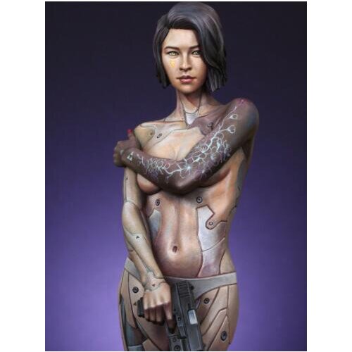 1/12 Resin Model Building Kit Bust Tattoo female