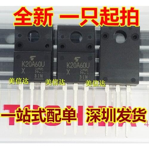 100% New&original K20A60U TK20A60U TO220F