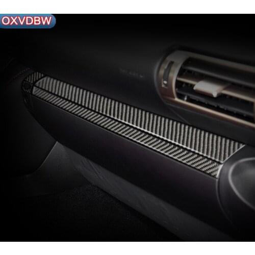 2013-2019 Carbon fiber Car interior Stickers Central Storage box strip switch Frame Trim cover For LEXUS IS300 200 250 350