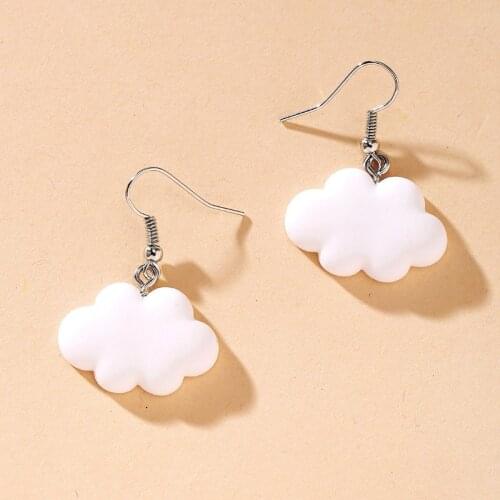 2021 New Cartoon Cute Cloud Earrings Party Jewelry Exquisite Gift