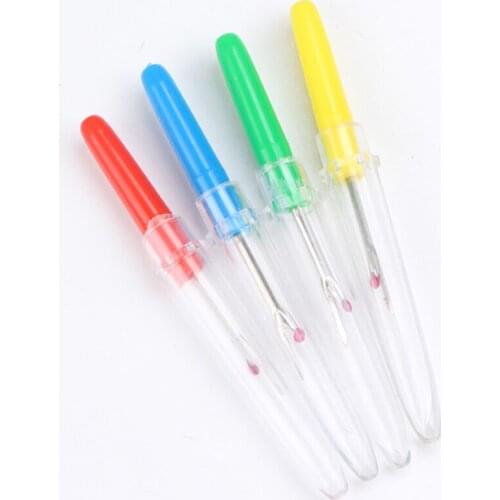 4Pcs Plastic Handle Craft Thread Cutter Seam Ripper Stitch Unpicker Sewing Tool Take out stitches cutter