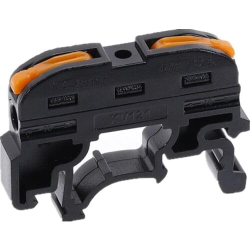 5/10Pcs PCT-211Terminal Din Rail Type Quick Connection Press Wire Splicing Connector Instead of UK2.5B Terminal Block