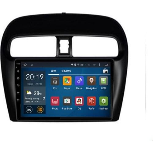 9"IPS Android 10 Fit Mitsubishi mirage attrage 2012-2019 Octa Core 8 cores PX5 Car DVD Player Navigation GPS Radio OBD2 DAB CAM