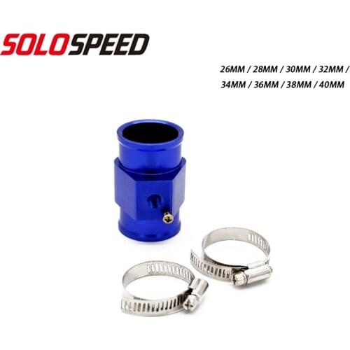 Car water temperature sensor pressure gauge water temperature gauge connector pipe sensor 26mm-40mm radiator hose adapter