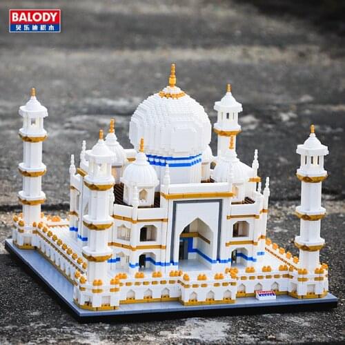 Balody Mini Blocks 4530pcs Architecture Building Bricks India Castle Model Educational Toys Juguetes Kids Gifts for Child 16067