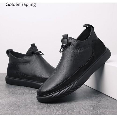 Golden Sapling Foraml Chelsea Boot Classic Fashion Men Shoes Ligtweight Winter Leisure Mens Boots Comfortable Casual Footwear