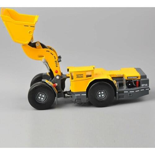 1:50 Scooptram ST14 Type Underground Loader Diecast Shop Truck Pushdozer Construction vehicle Collectible Model