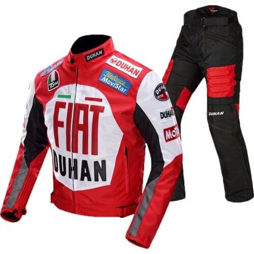 DUHAN Moto GP Motorcycle REPSOL Racing Leather Jacket Blue Good Pu Leahter Made High Quality