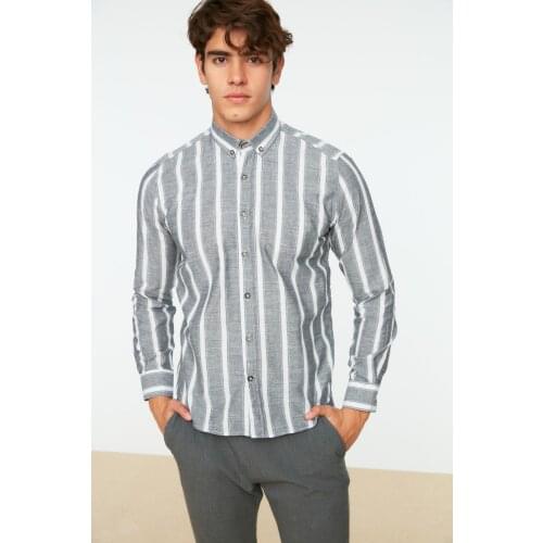 Trendyol Male Button Collar Shirt TMNSS20GO0093