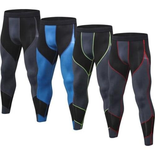 Men Running Sport Pants Wear Tights Running Compression Pants Men Bodybuilding Skinny Leggings Joggers Fitness Pants