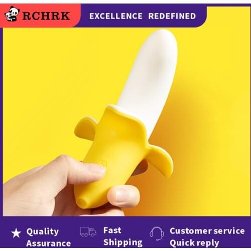 2021 New Banana-shaped Clitoral Vibrator G-spot Vaginal Stimulator Soft Silicone Dildo Female Masturbator Cute Adult Sex Toy for