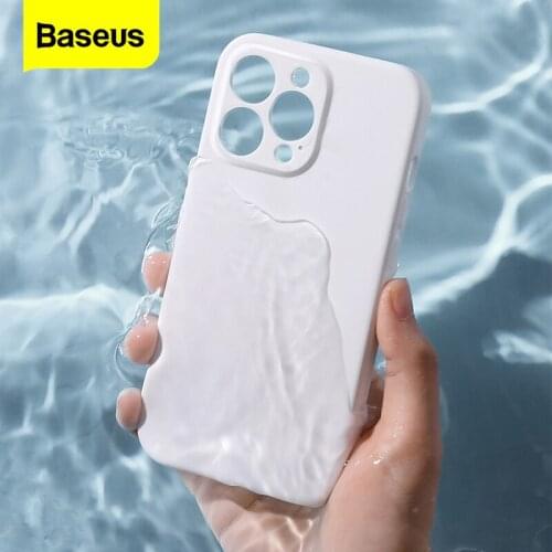 Baseus New 2021 Phone Protective Case for iPhone 13 Liquid Silicone Thin Phone Case for iPhone 13 Pro/Pro Max Back Cover